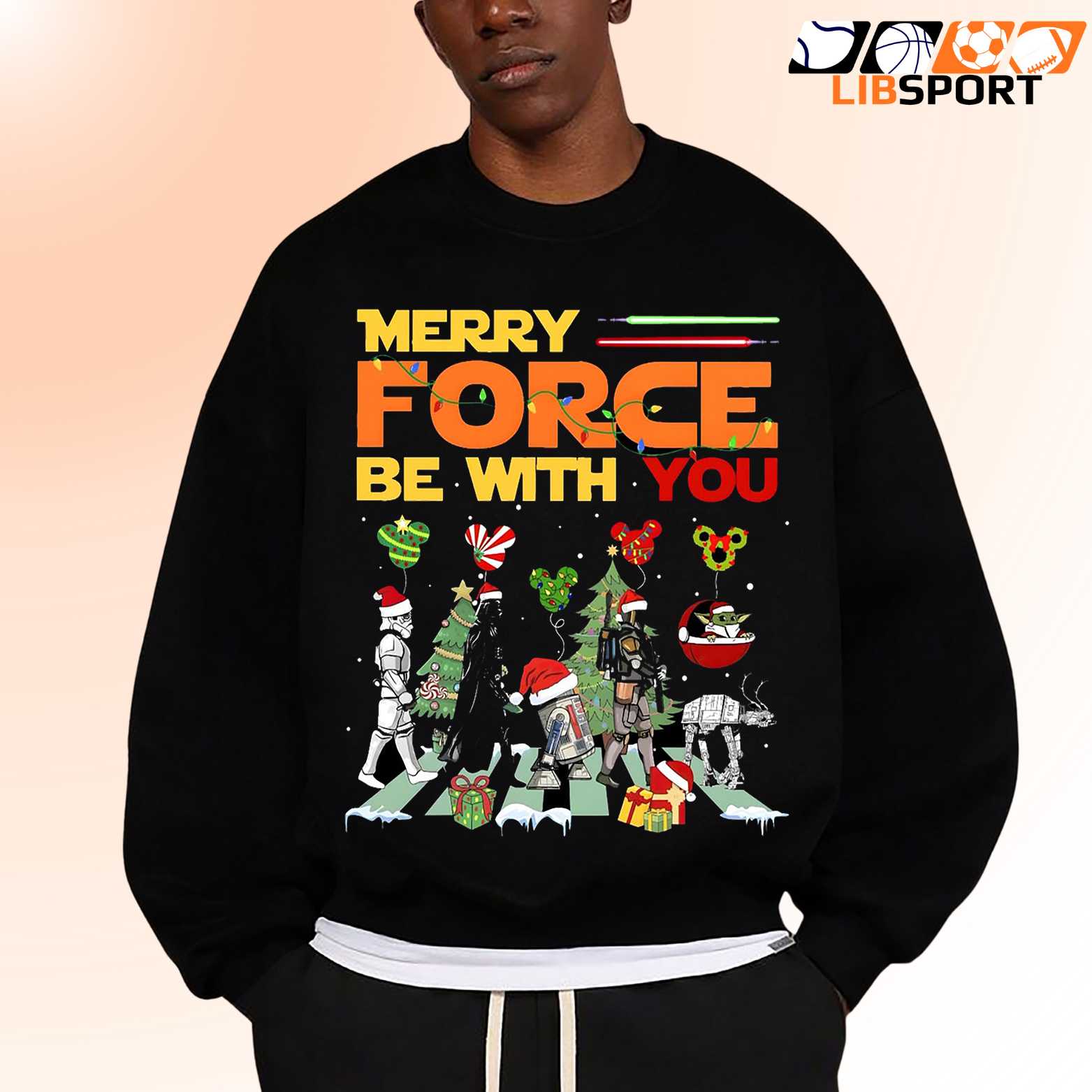 Merry Force Be With You Star Wars T Shirt, Holiday Season Shirt